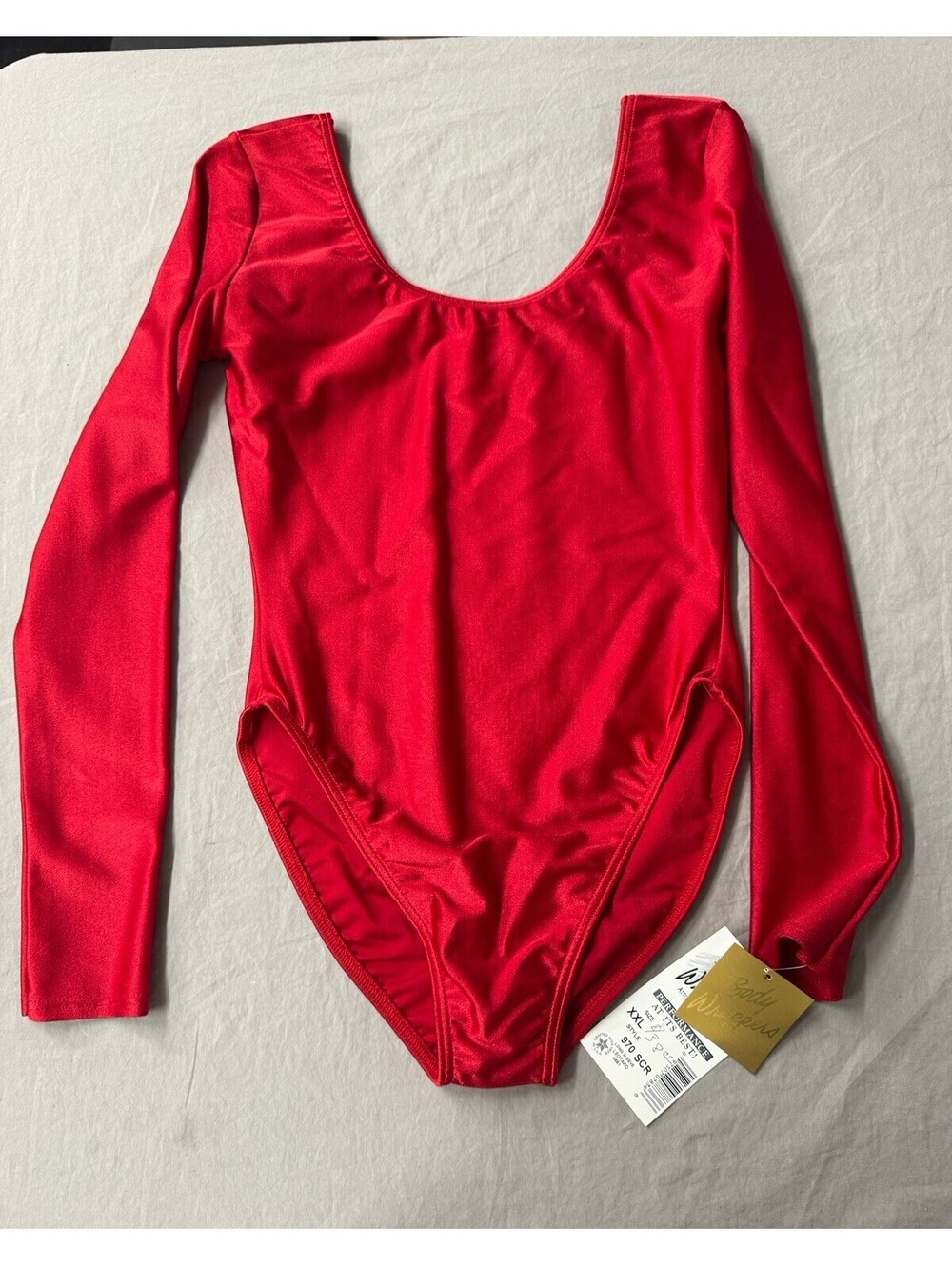 NEW Body Wrappers Leotard Style 970 Size XXL Red